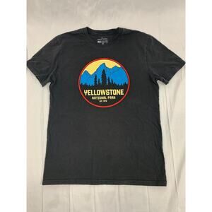 GENERAL STANDARD Men's Graphic T-Shirt Yellowstone National Park Grey M Outdoors